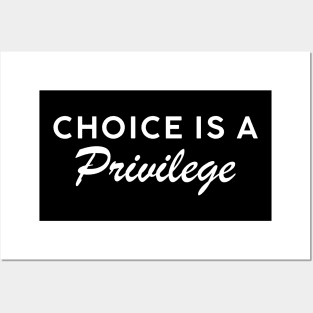 Choice is a Privilege Text Posters and Art